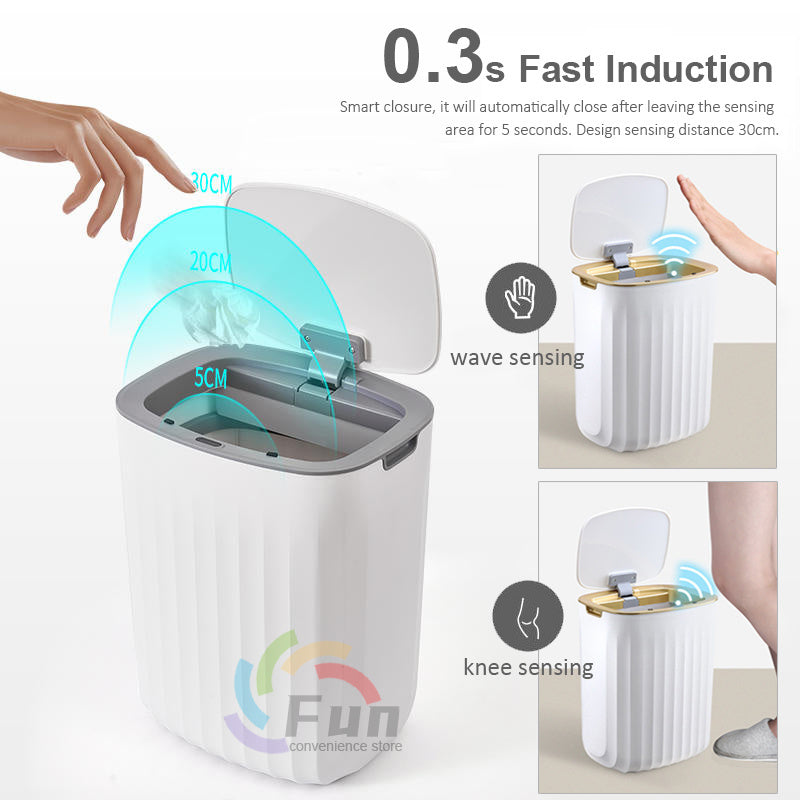 Smart Touch Trash Bin – Automatic Sensor Dustbin for Home & Car”