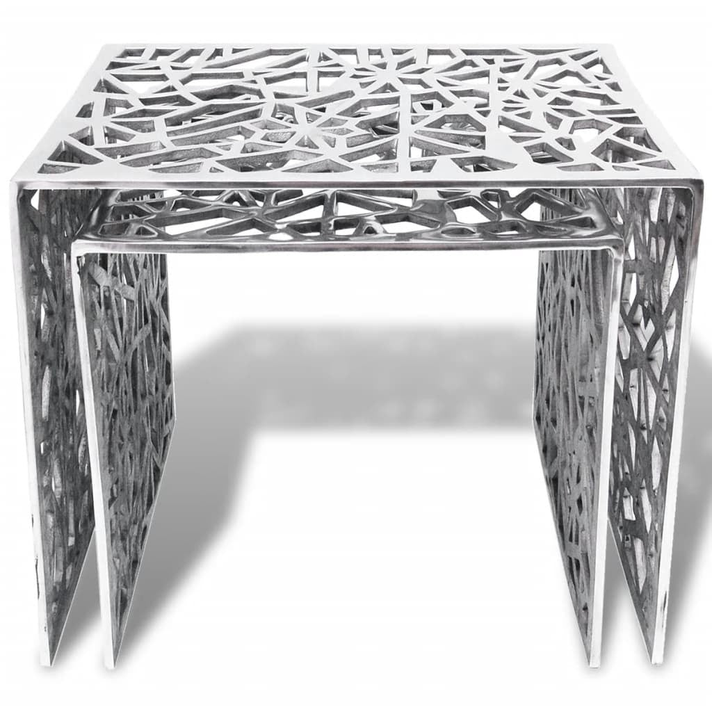 vidaXL Two Piece Side Tables