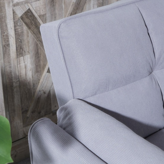 "Stylish Sofa Bed in Smoke Gray
