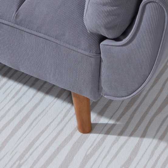 "Stylish Sofa Bed in Smoke Gray