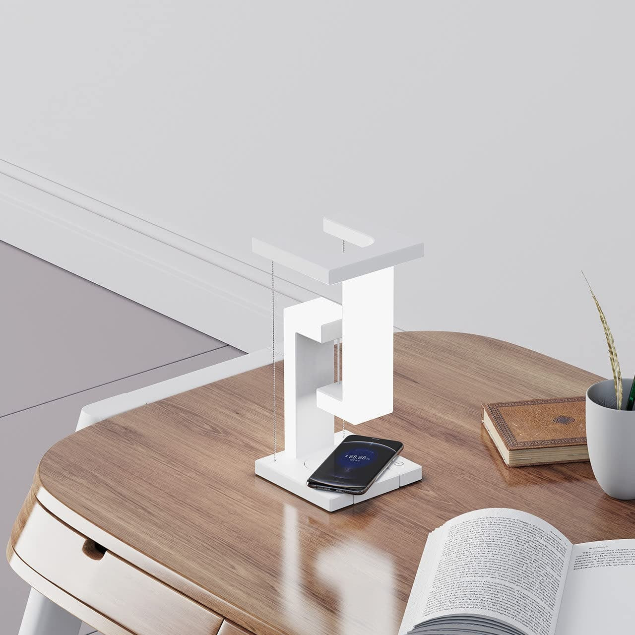 LumoFloat: The Innovative Wireless Charging Suspension Lamp