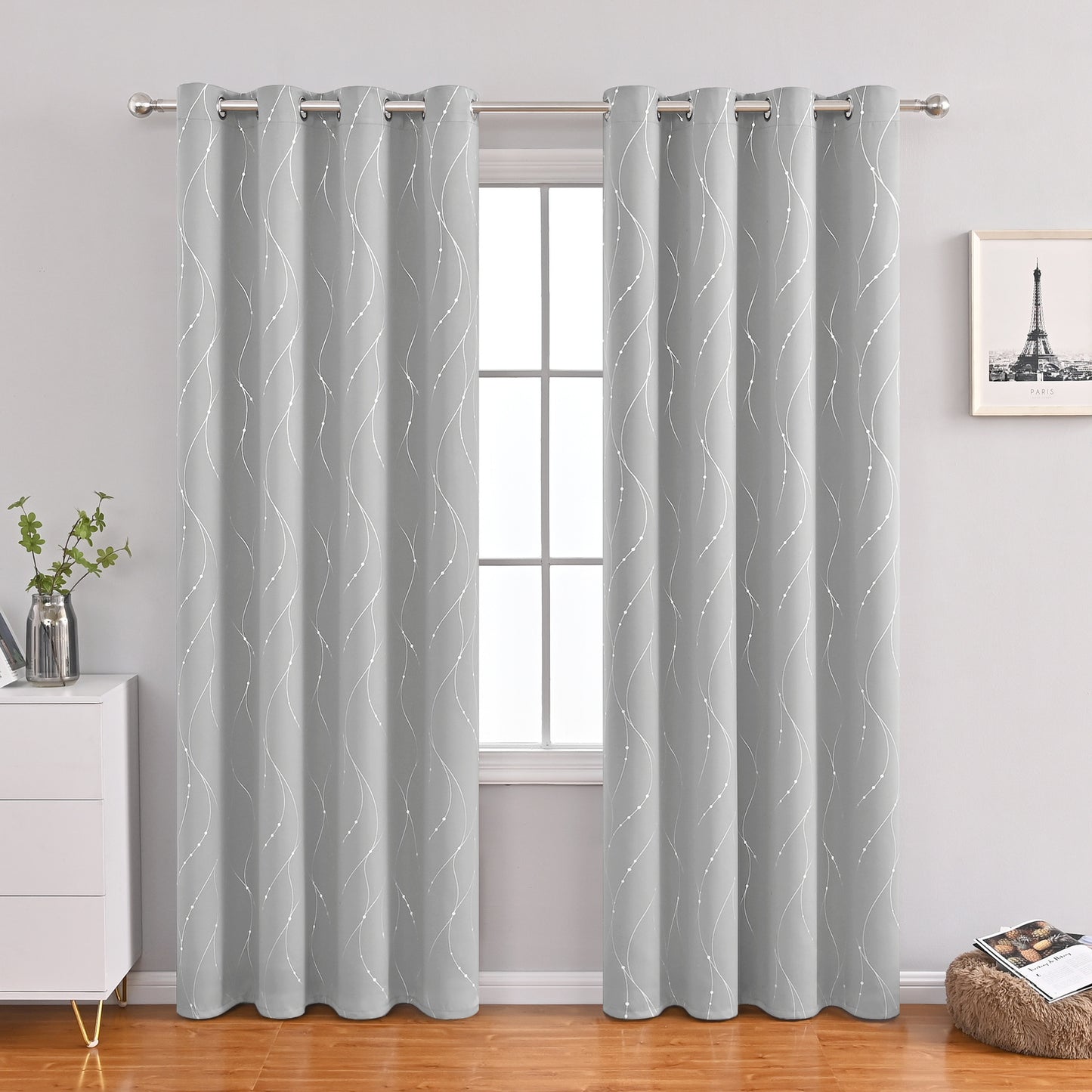 “Luxe Minimal Blackout Curtains”