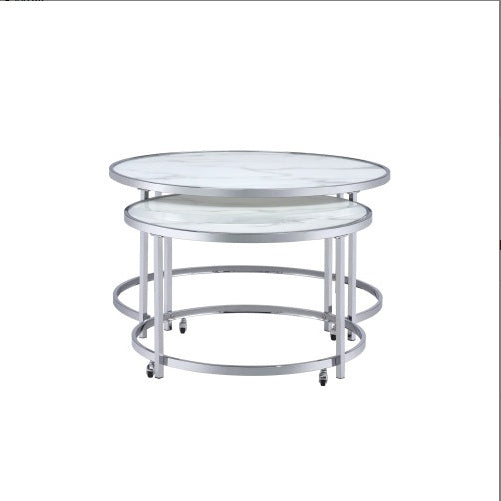 Lumière White tables