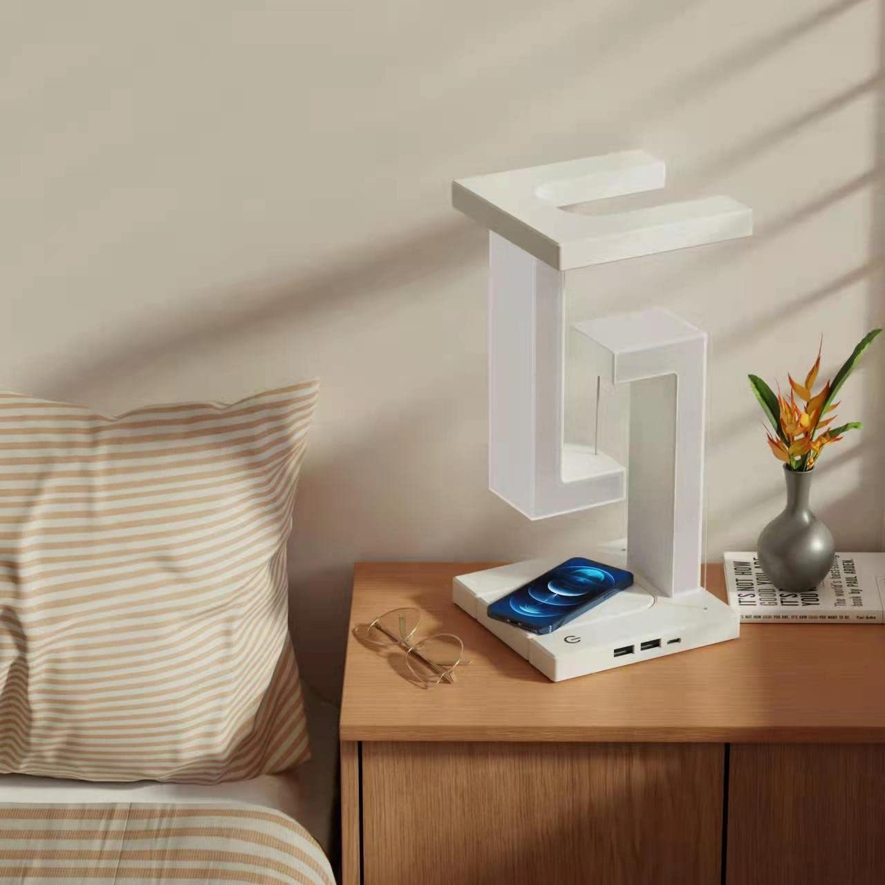 LumoFloat: The Innovative Wireless Charging Suspension Lamp