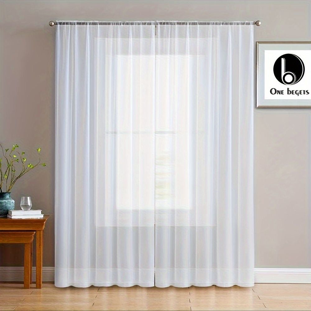 “Lace Sheer Curtain