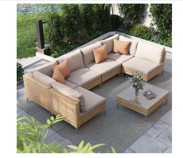 7-piece Patio Sofa Furniture Set