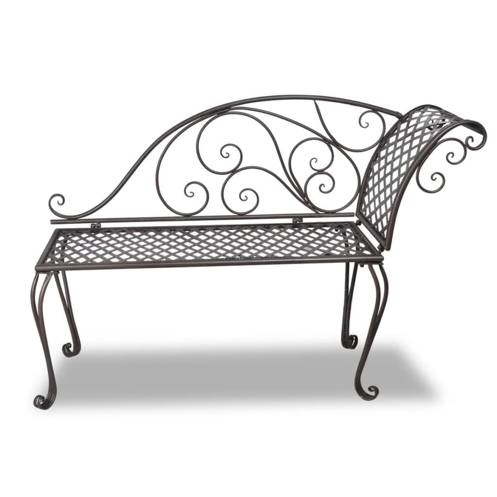 Elegant Steel Outdoor Lounger