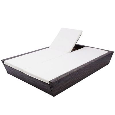 Outdoor Oasis Lounge Bed with Umbrella