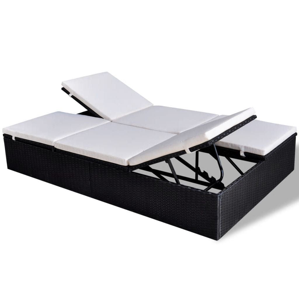 Outdoor Oasis Lounge Bed with Umbrella