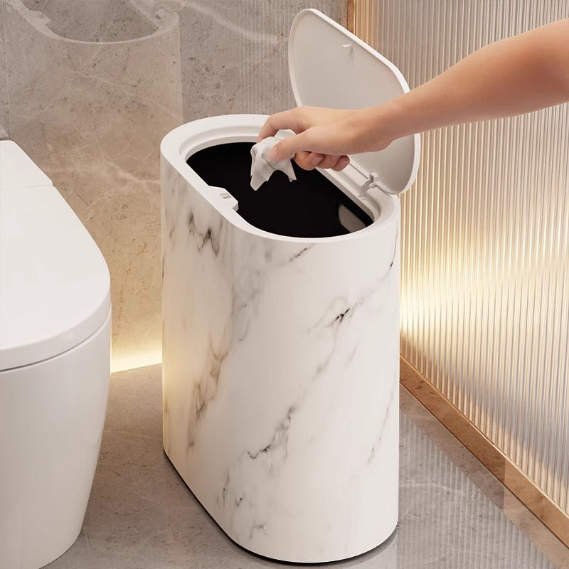 Household Oval Press Type Pop-up Trash Can