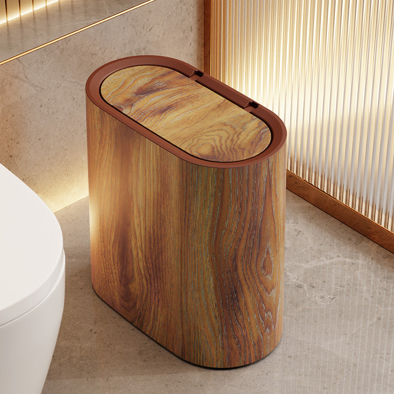Household Oval Press Type Pop-up Trash Can