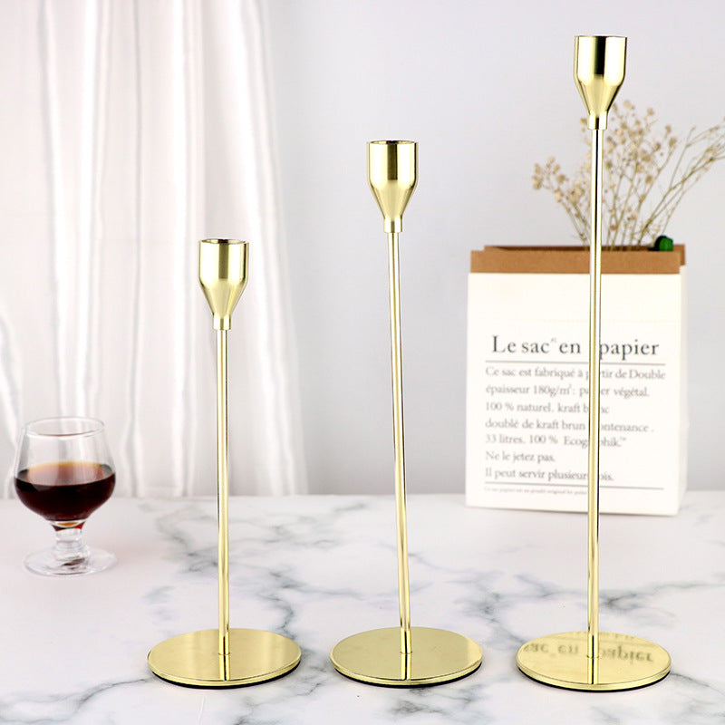 AuraGlow Decorative Candlestick