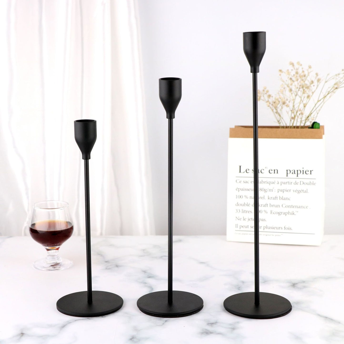 AuraGlow Decorative Candlestick