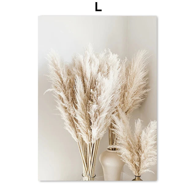 Beige Blossom Nordic Landscape Poster