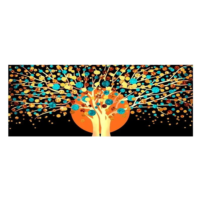 5D Diamond Art: Abstract Wealth Tree