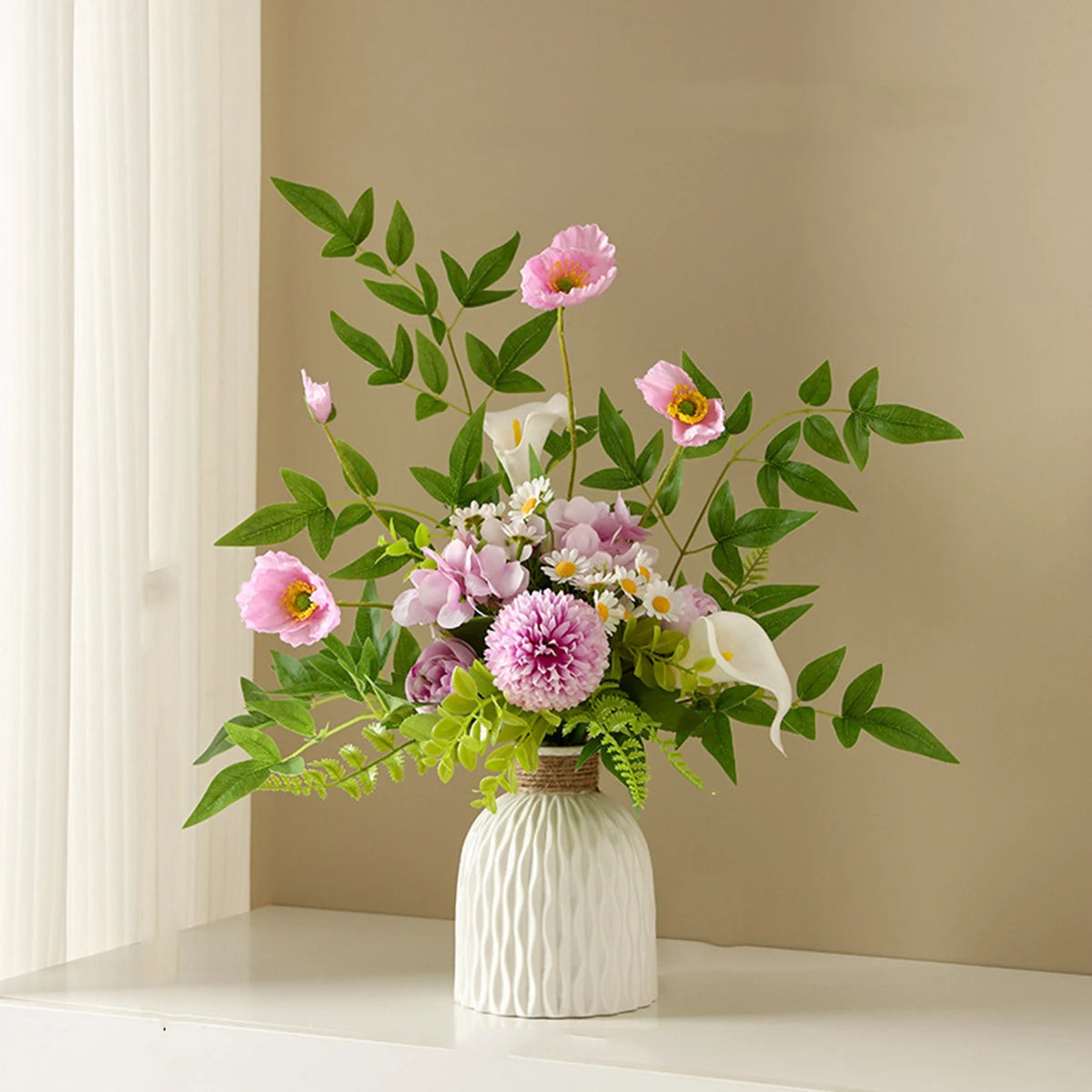 "RippleFlow Vase– Elegant Flower Pot Design!"