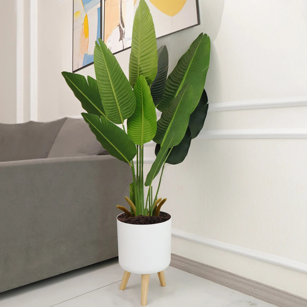 GreenGrow Round Plant Stand with Self-Watering System