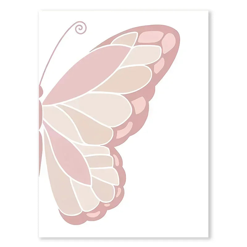 Rainbow Dreams Butterfly Canvas Print
