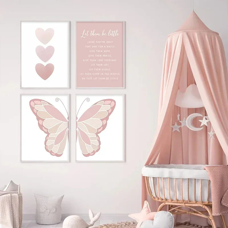 Rainbow Dreams Butterfly Canvas Print
