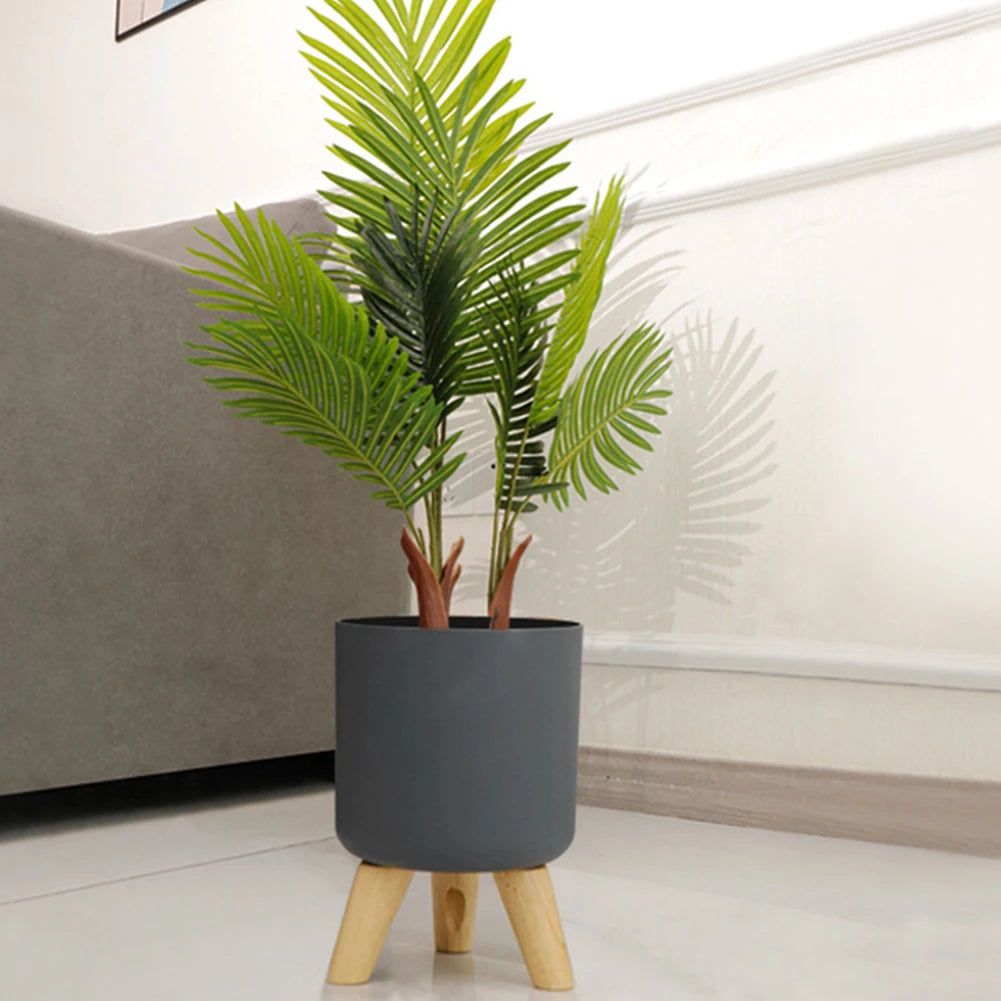 GreenGrow Round Plant Stand with Self-Watering System