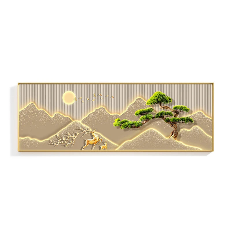 Waterfall Pine Landscape 5D Diamond Painting