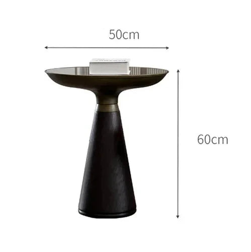 "The Glass Touch: Modern Black Transparent Coffee Table