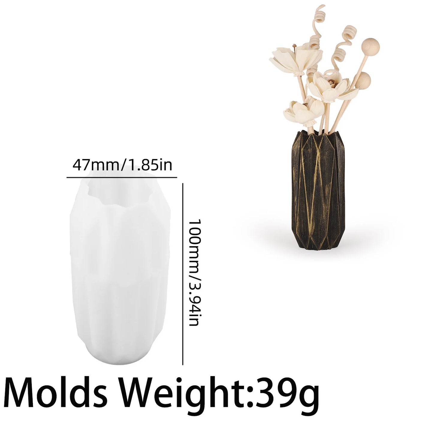 Diamond Form Candlestick