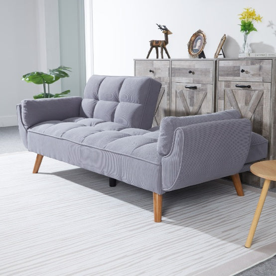 "Stylish Sofa Bed in Smoke Gray