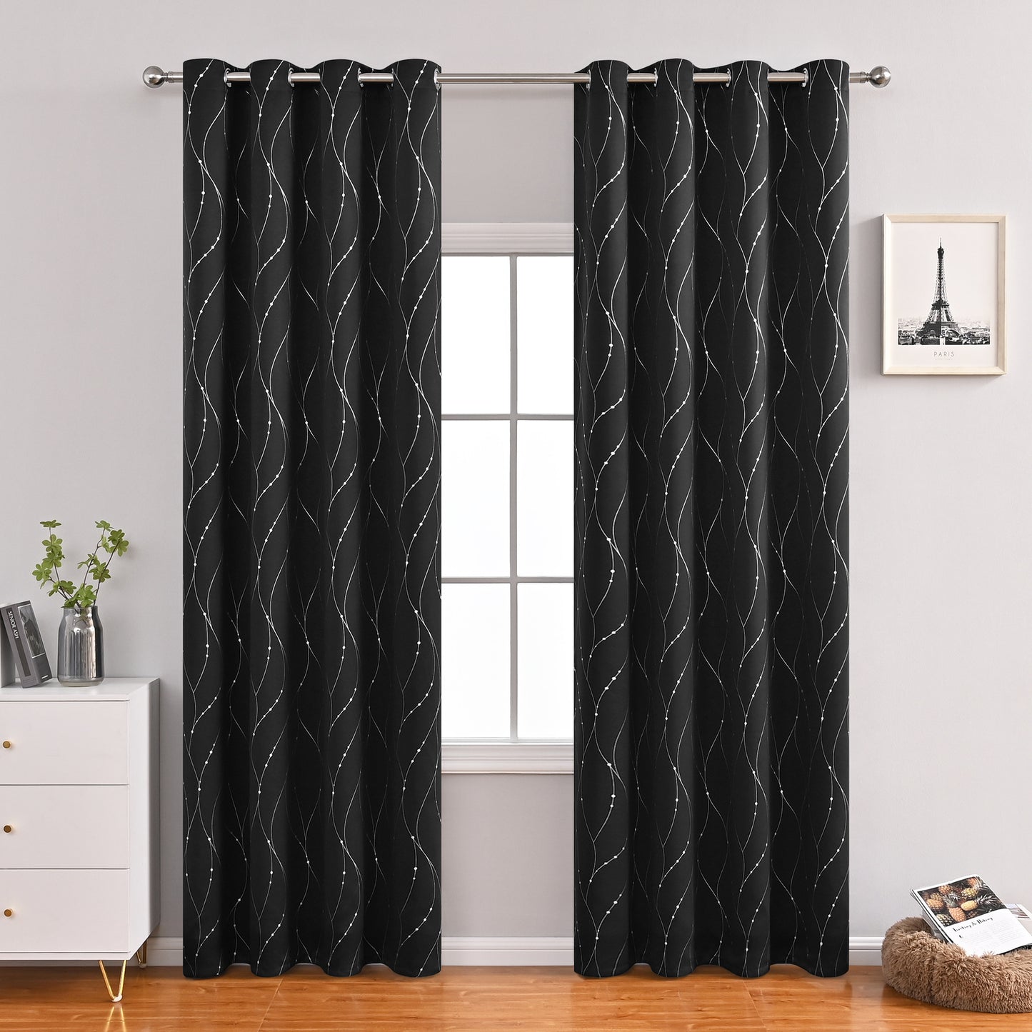 “Luxe Minimal Blackout Curtains”