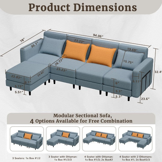 "FlexiMod Modular Sofa"