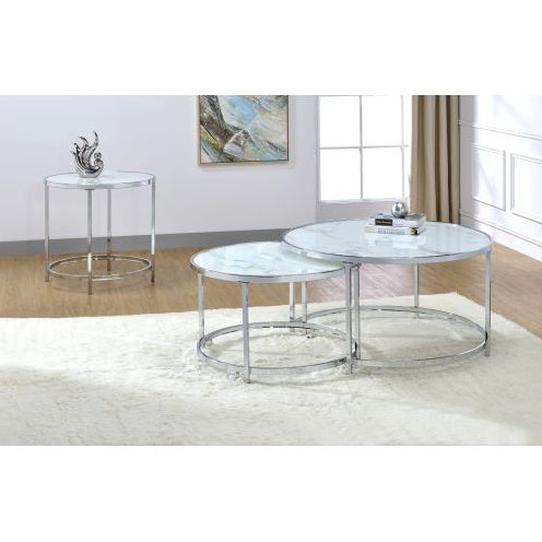 Lumière White tables