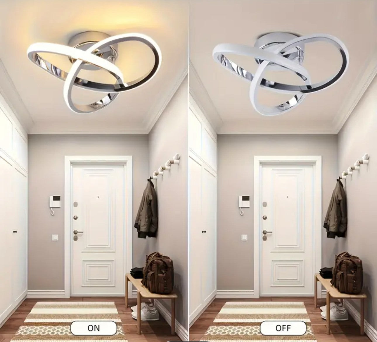 Modern LED Strip Ceiling Lights – Illuminate Your Space!