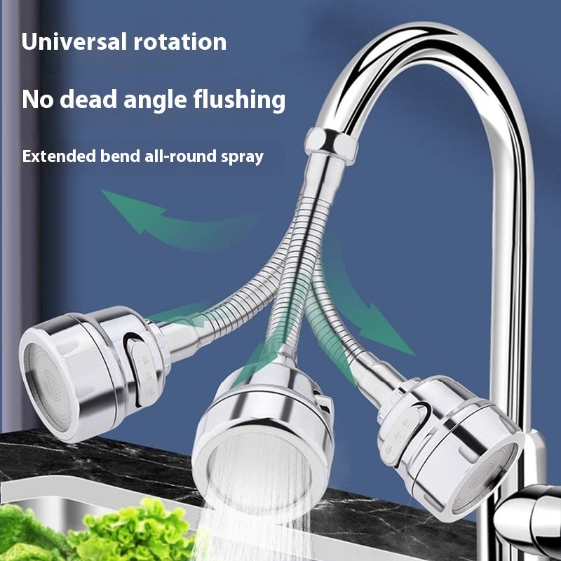 360° Rotatable Universal Booster Faucet Sprinkler