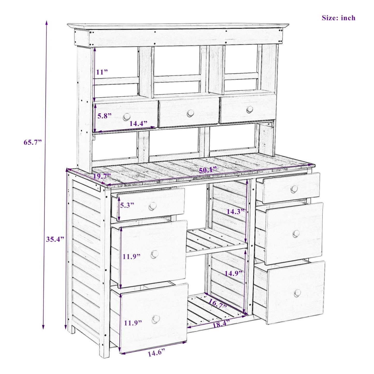 NatureCraft Potting Table