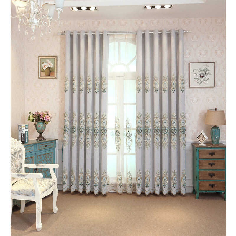 TexturaCotton – Slub Embroidery Curtain Fabric”