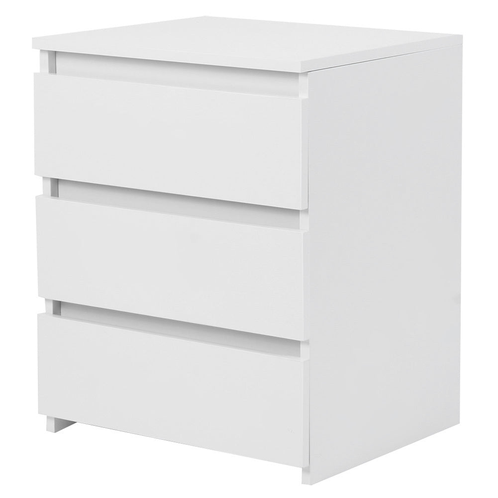 White Modern Bedside Table Cabinet