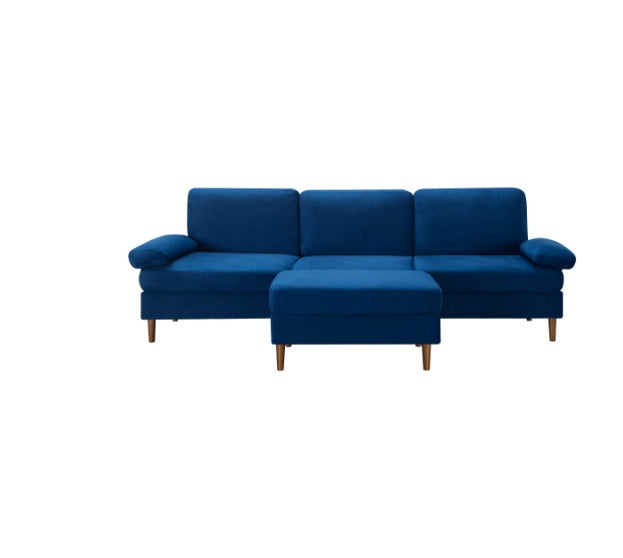 “Navy Luxe Modular Sofa”