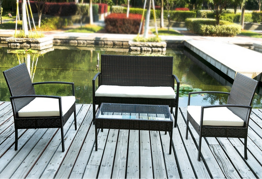 Elegance Woven Outdoor Set