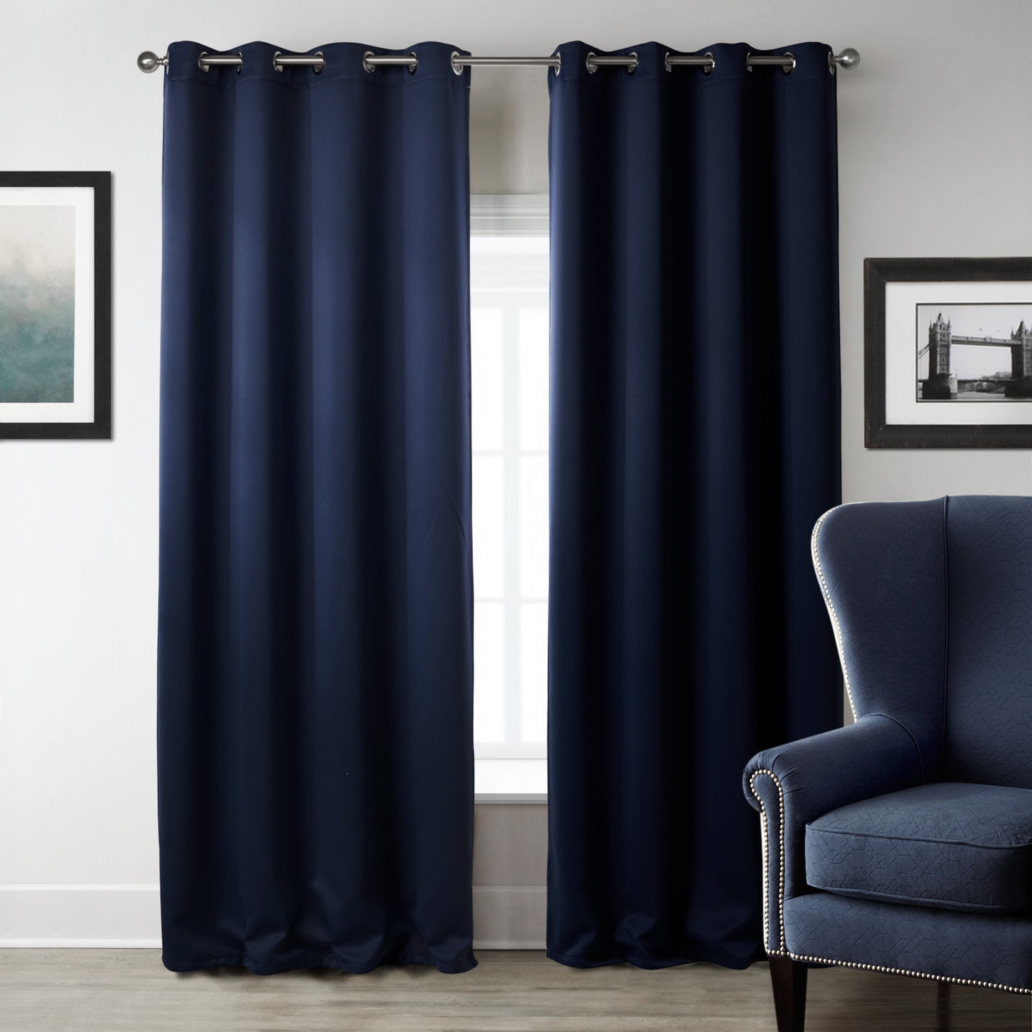 Deep Blue Dreams Curtains