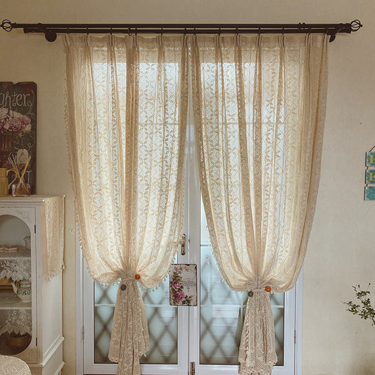 LaceLuxe Cotton Curtains