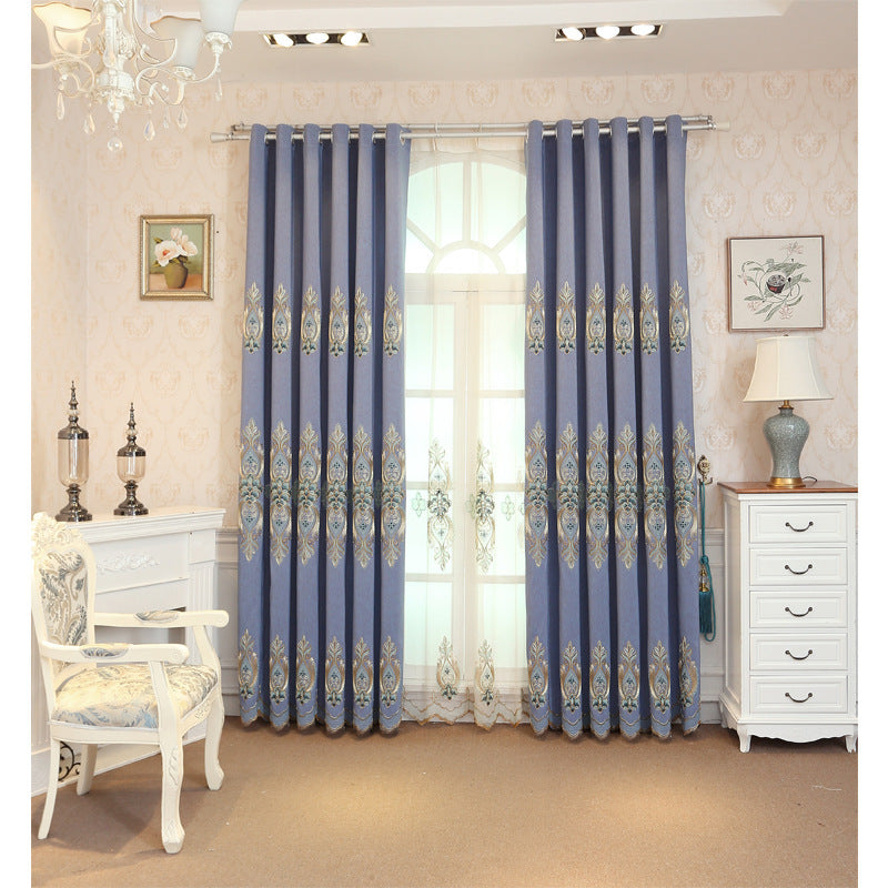 TexturaCotton – Slub Embroidery Curtain Fabric”