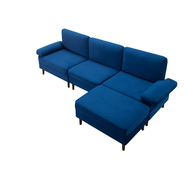 “Navy Luxe Modular Sofa”