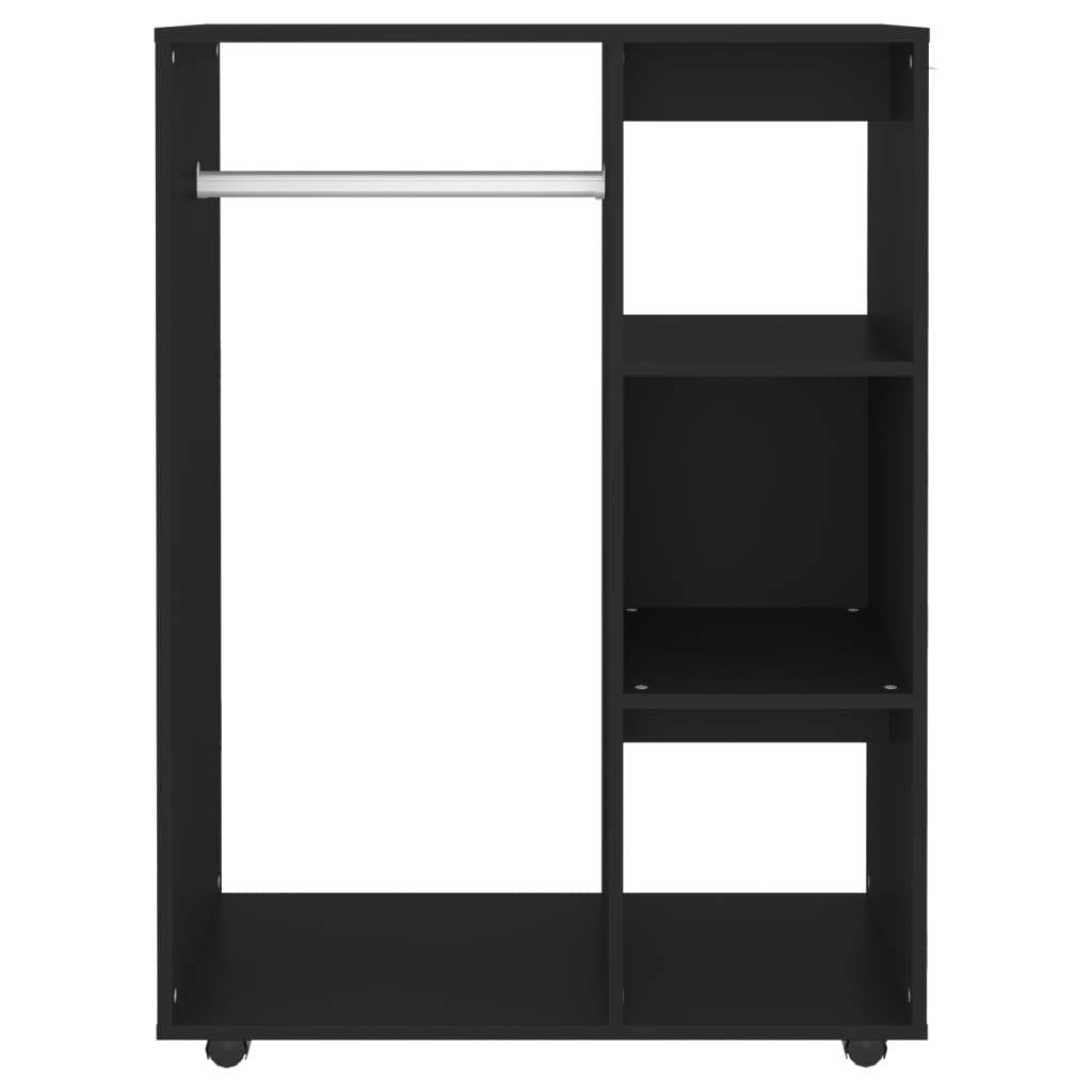 ModernCore Black Wardrobe