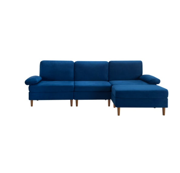 “Navy Luxe Modular Sofa”