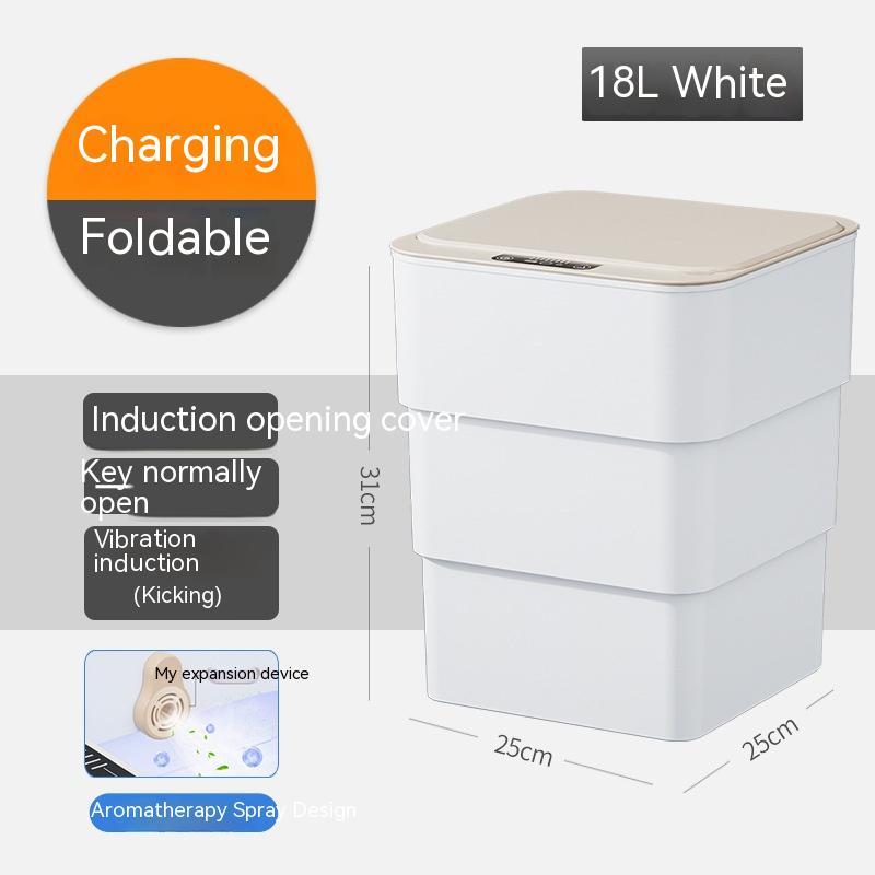 Smart Touch Trash Bin – Automatic Sensor Dustbin for Home & Car”