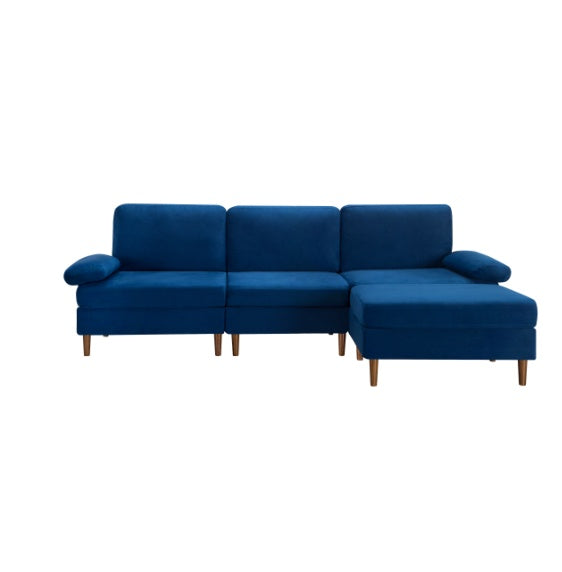 “Navy Luxe Modular Sofa”