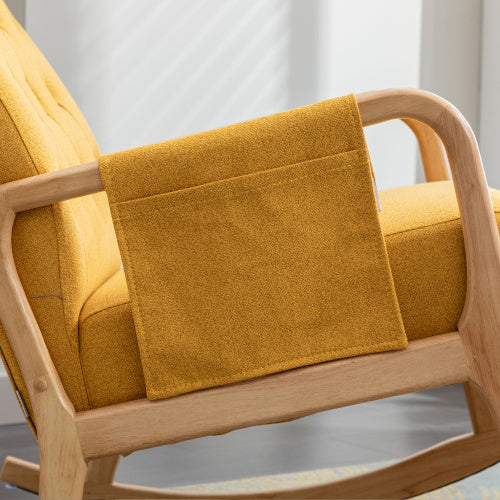 Sunny Comfort Rocking Chair with Footrest