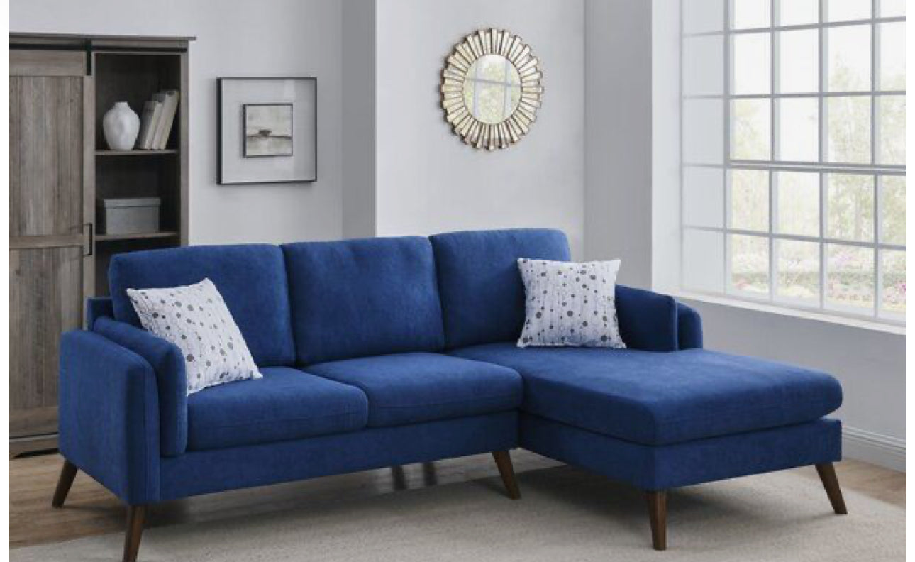 “Navy Luxe Modular Sofa”