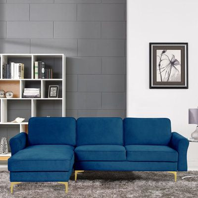 “Navy Luxe Modular Sofa”