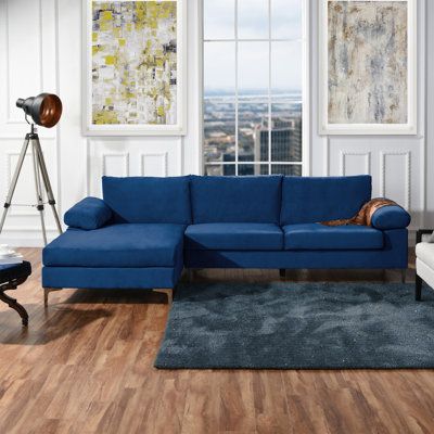 “Navy Luxe Modular Sofa”